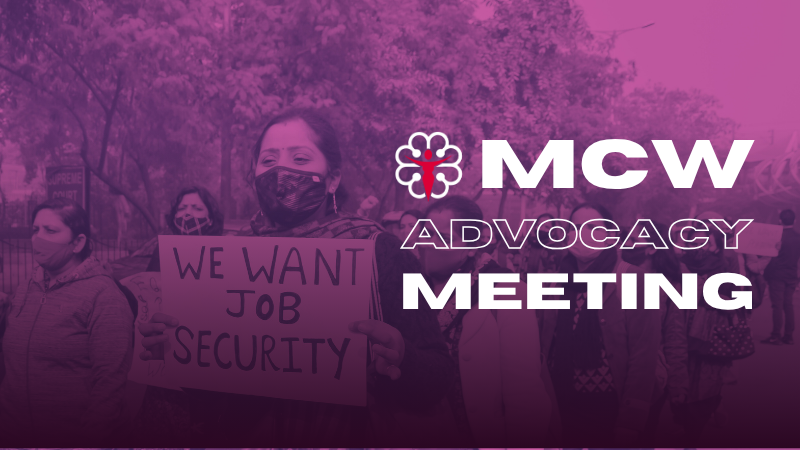 Poster of the MCW Advocacy Meeting