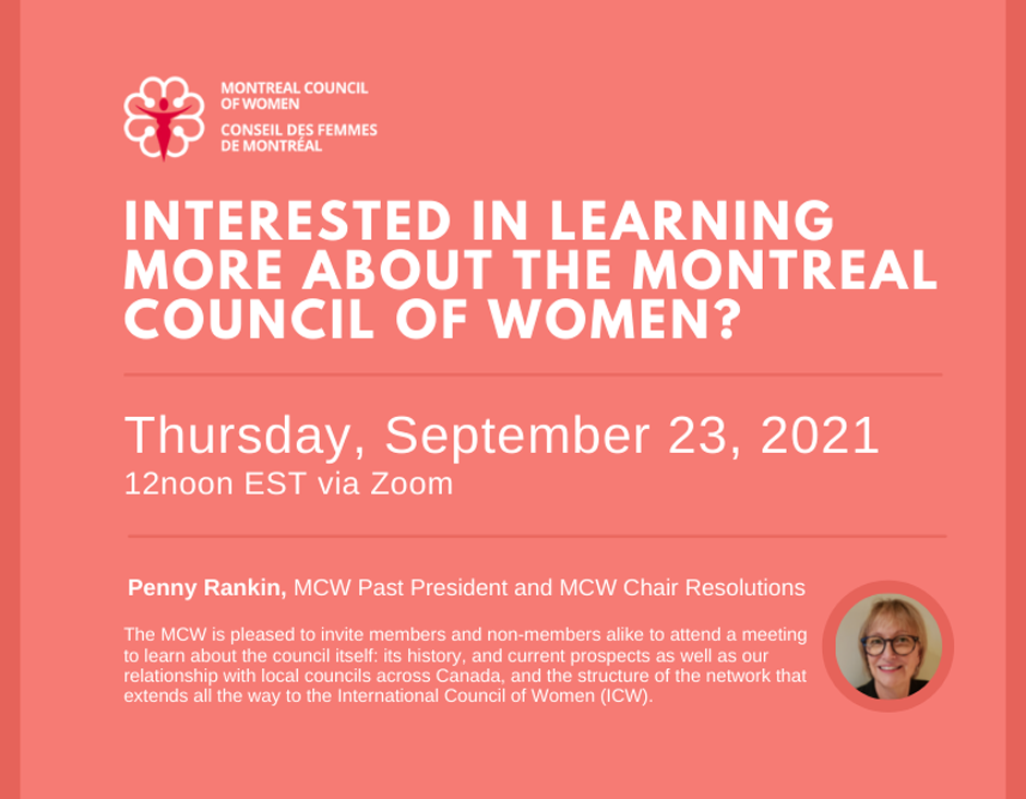 Poster of the MCW September 23 Event